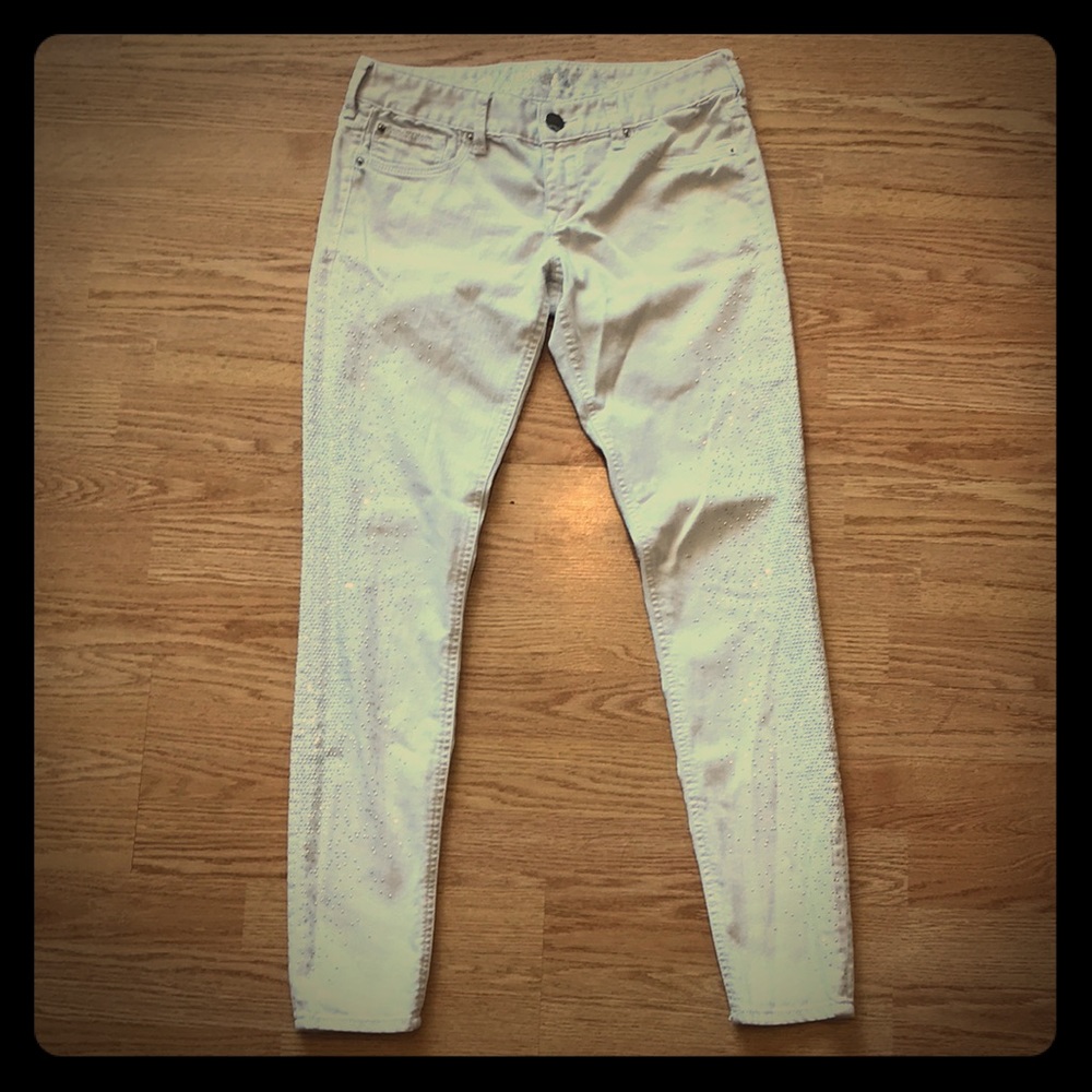 Express White Jeans